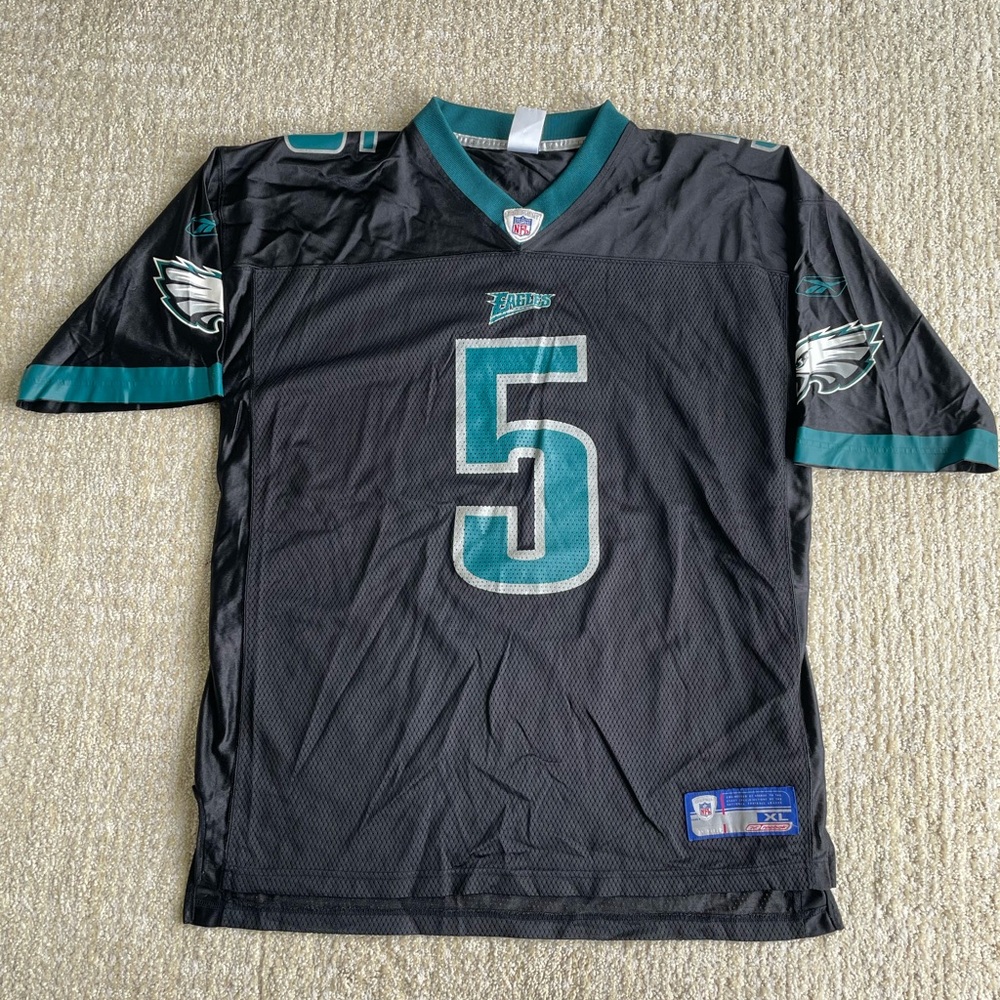 VTG 02' Donovan Mcnabb Men's XL On-Field #5 Philadelphia Eagles Home ALT Jersey